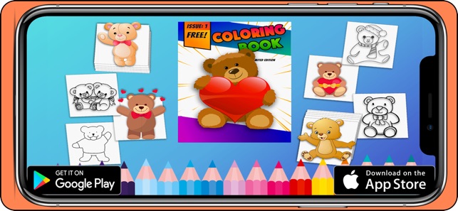 Teddy Bear Coloring Book