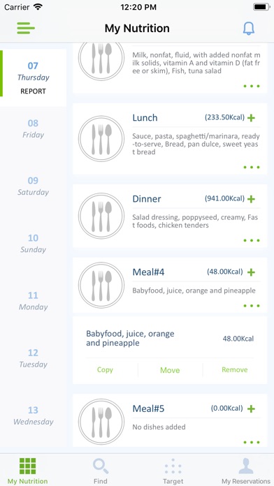 My Nutrition- The Diet Planner screenshot 2