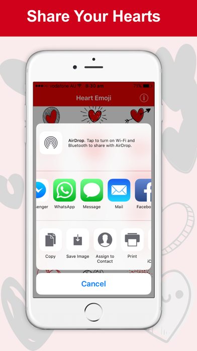 How to cancel & delete Heart Emoji - Cute Heart Stickers from iphone & ipad 4