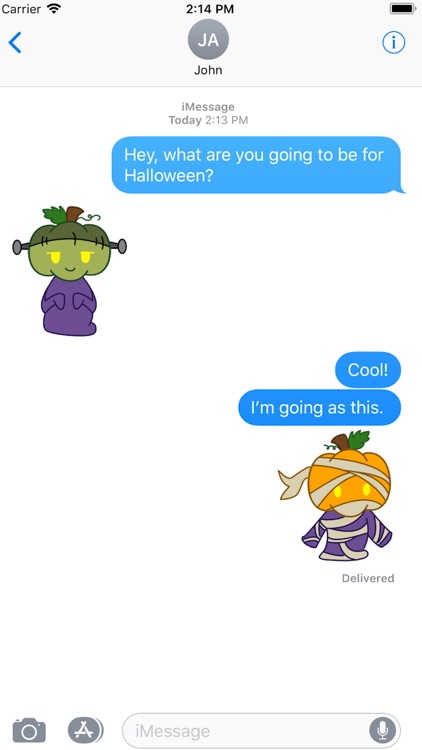 Cute Pumpkin Patch Stickers screenshot-3