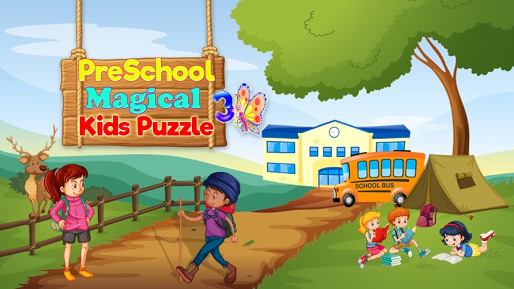 Preschool Magical Kids Puzzle screenshot-4