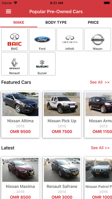 Screenshot #2 pour Popular Cars Oman