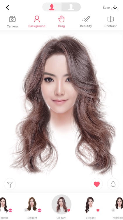 i Hairstyle-hair color changer screenshot-3