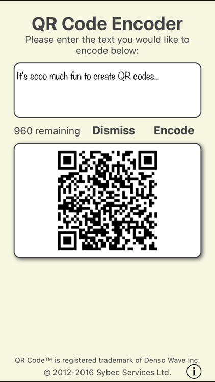 QR Code Encoder and Scanner