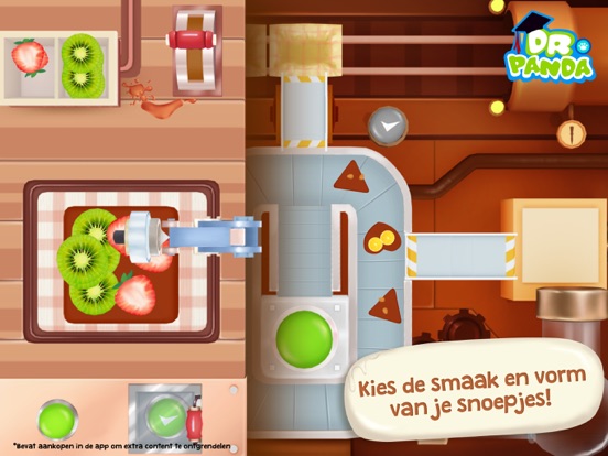 Dr. Panda Snoepfabriek iPad app afbeelding 1