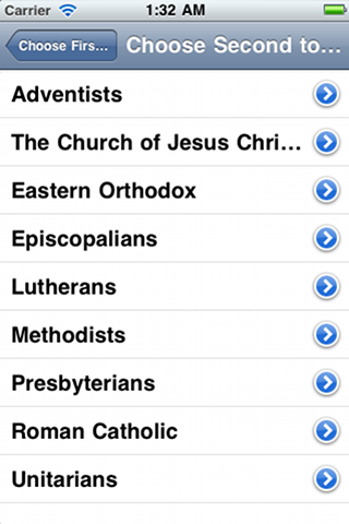 CompareReligions screenshot 2