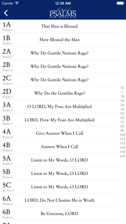 Book of Psalms For Worship