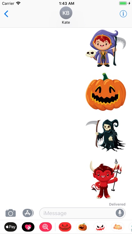 Happy Halloween Skeleton Emoji
