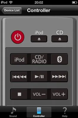 Game screenshot Panasonic Stereo Remote 2012 apk