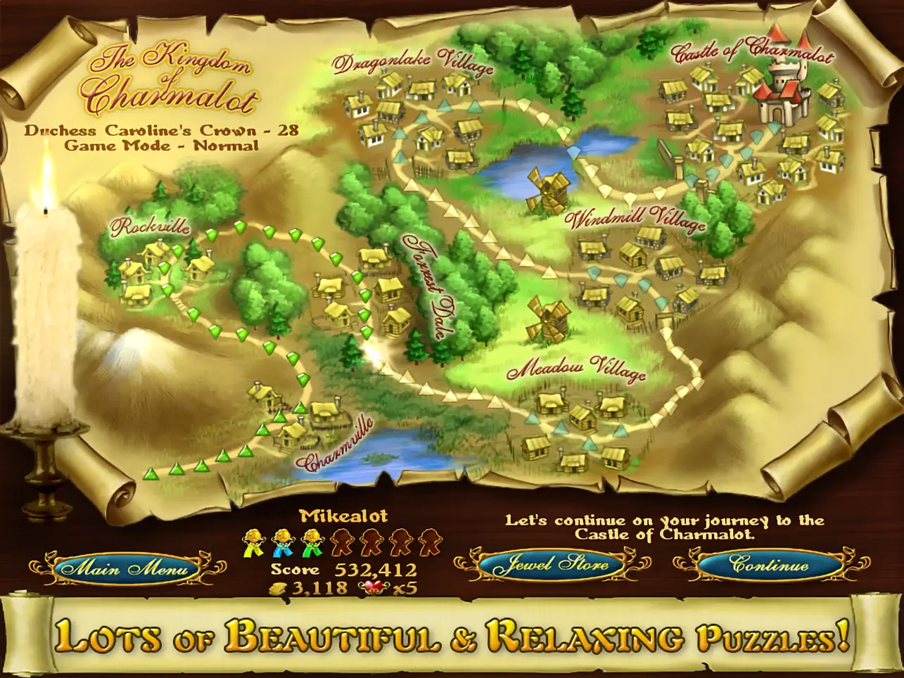 Screenshot #6 pour Jewel Charm - Puzzle Inlay