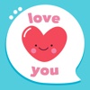 Love Stickers & Hearts Lovers only