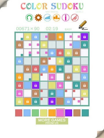 Color Sudoku Mint Pastelのおすすめ画像5