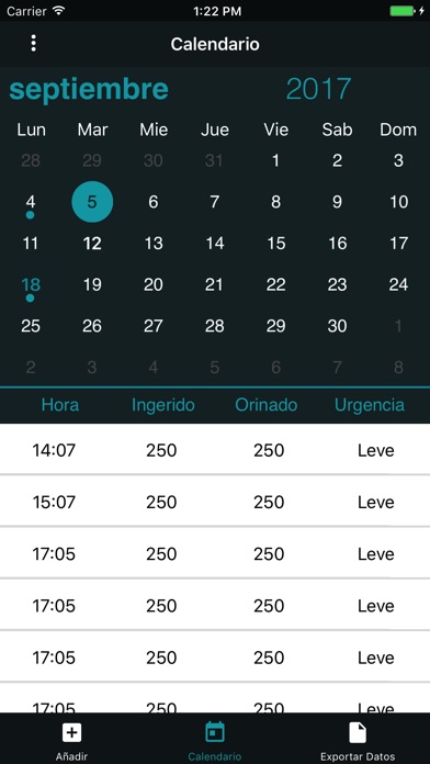 Miction Calendar screenshot 3