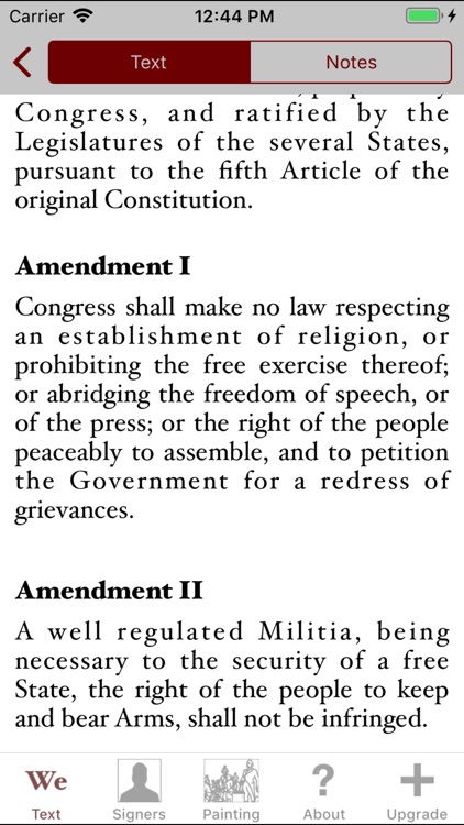 Constitution for iPhone