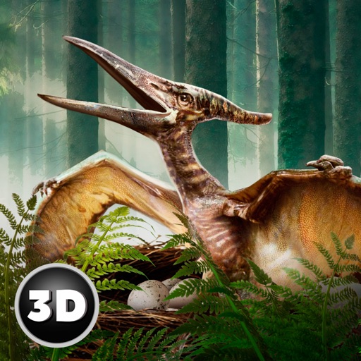 Flying Pterodactyl Dino Wildlife 3D iOS App