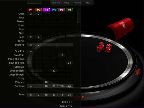 Screenshot #6 pour Yatzy.