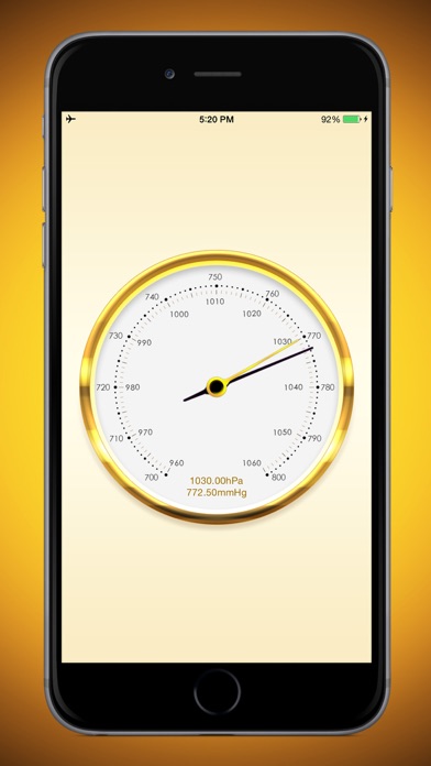 E-Barometer Screenshot