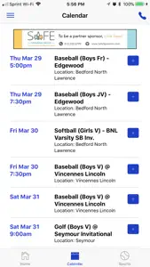 Bedford N Lawrence Athletics screenshot #3 for iPhone