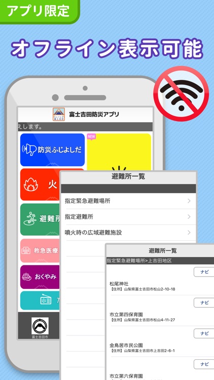 富士吉田市公式防災アプリ screenshot-4
