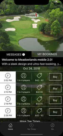Game screenshot Meadowlands Golf Tee Times mod apk
