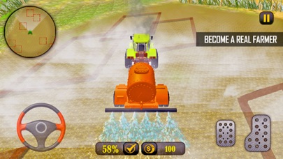 Real Farming Tractor Simulator 3D Game screenshot 1