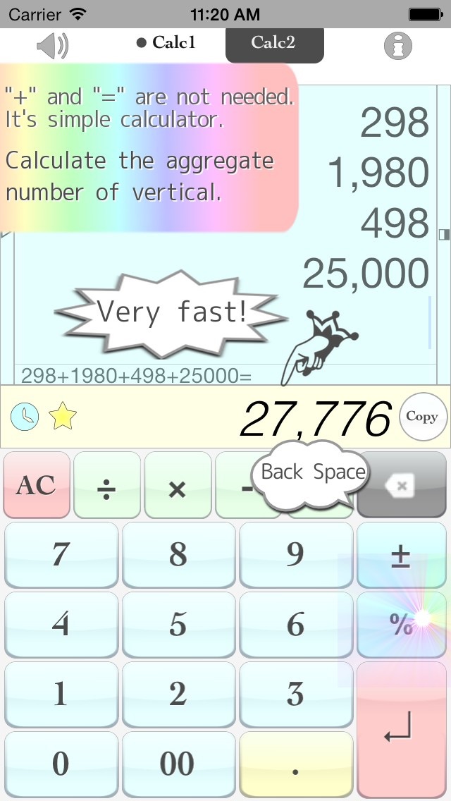 Screenshot #1 pour EnterSum - Subtotal by newline