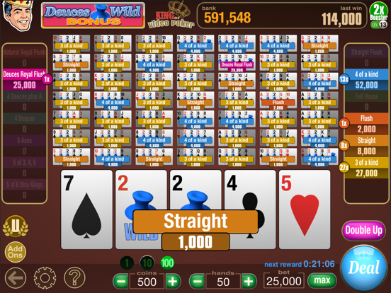 Screenshot #4 pour King Of Video Poker Multi Hand