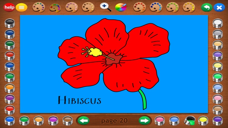 Coloring Book 4 Lite: Plants