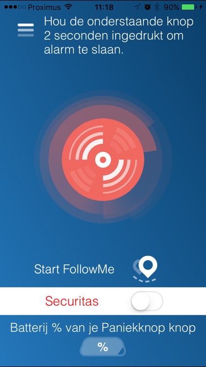 Paniekknop van Mobielepaniekknop.nl