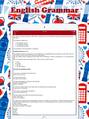 Articles in English: Learn app screenshot 2