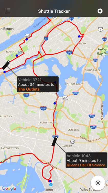 A AMBASSADOR Shuttle Tracker