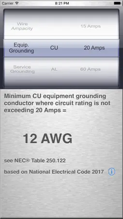 A NEC® 2017 Quick Reference screenshot 2