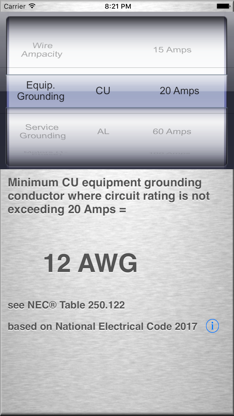 A NEC® 2017 Quick Reference screenshot 2