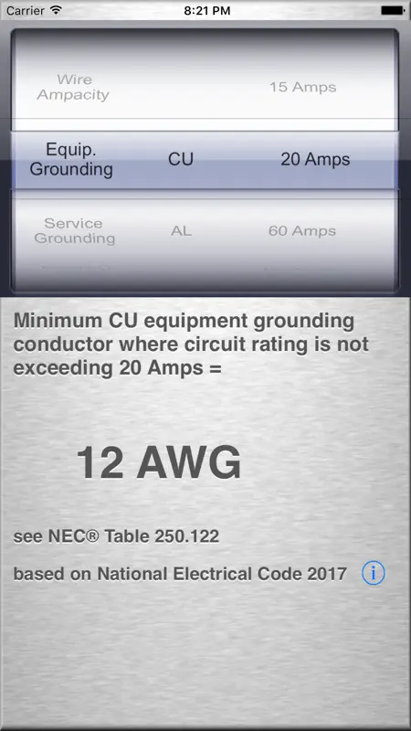 A NEC® 2017 Quick Reference screenshot 2 of 5
