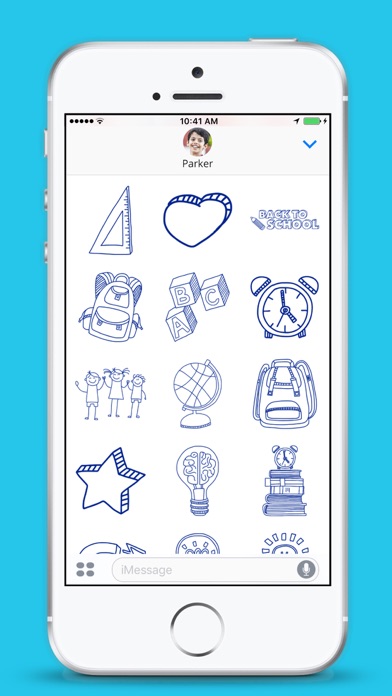 School Stickers - iMessage screenshot 3