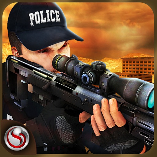 Police Sniper Prison Guard Icon