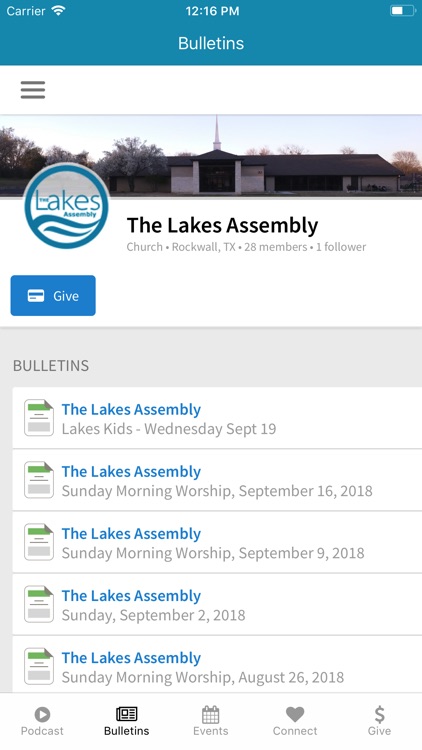 The Lakes Assembly