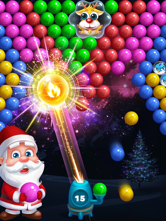 Bubble Shooter - Christmas Popのおすすめ画像1