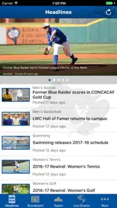 Lindsey Wilson Blue Raiders screenshot #2 for iPhone