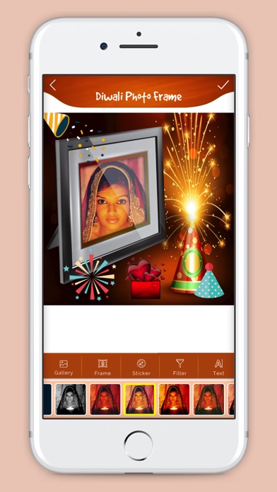 Diwali Photo Frame - Sticker screenshot 3