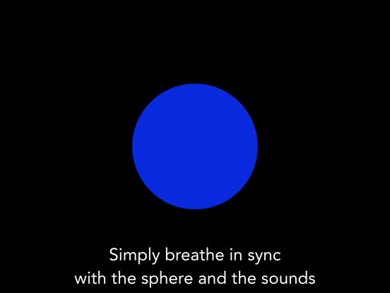 Kardia Deep Breathing iPad screenshot 1 - Health & Fitness app