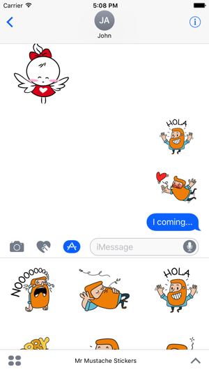 Mr Mustache Stickers(圖2)-速報App