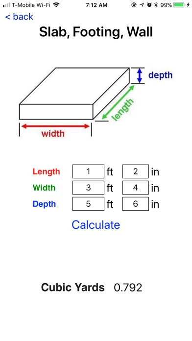 iConcreteCalculator screenshot 3