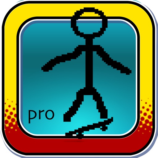 Stick-man Skateboard Extreme - Mini Pocket Skate iOS App