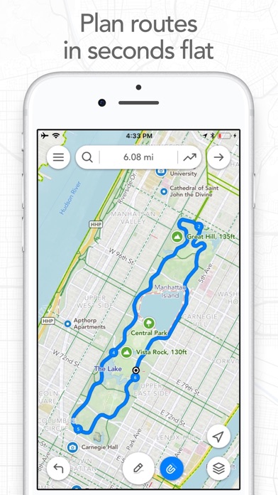 Footpath – Distance Measure Screenshots