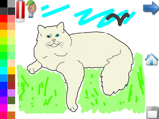 Coloring Book : Cats & Kittens iPad screenshot