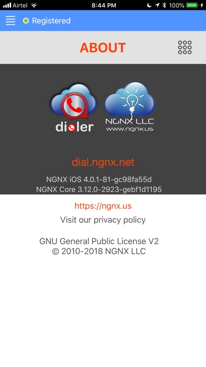 NGNX Dial