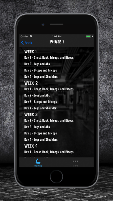 Screenshot #3 pour Ozan Kilic's 24 Week Trainer