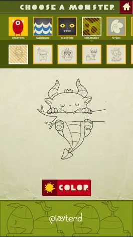Game screenshot Monster Coloring Book apk