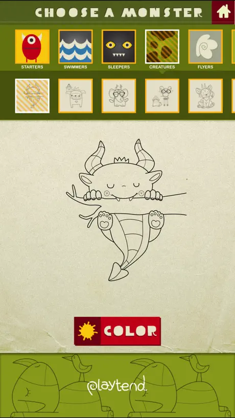 Monster Coloring Book
